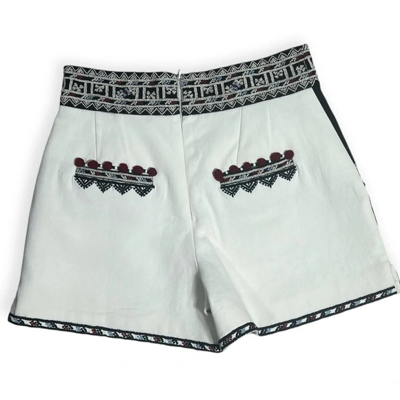 Talitha
Moroccan-Embroidered Tailored Twill Shorts size Small - Picture 6 of 9